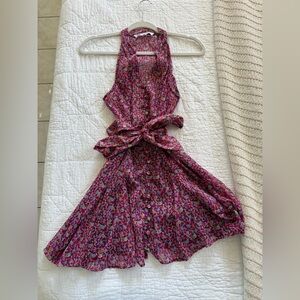 Zara Multicolor Floral Halter Top